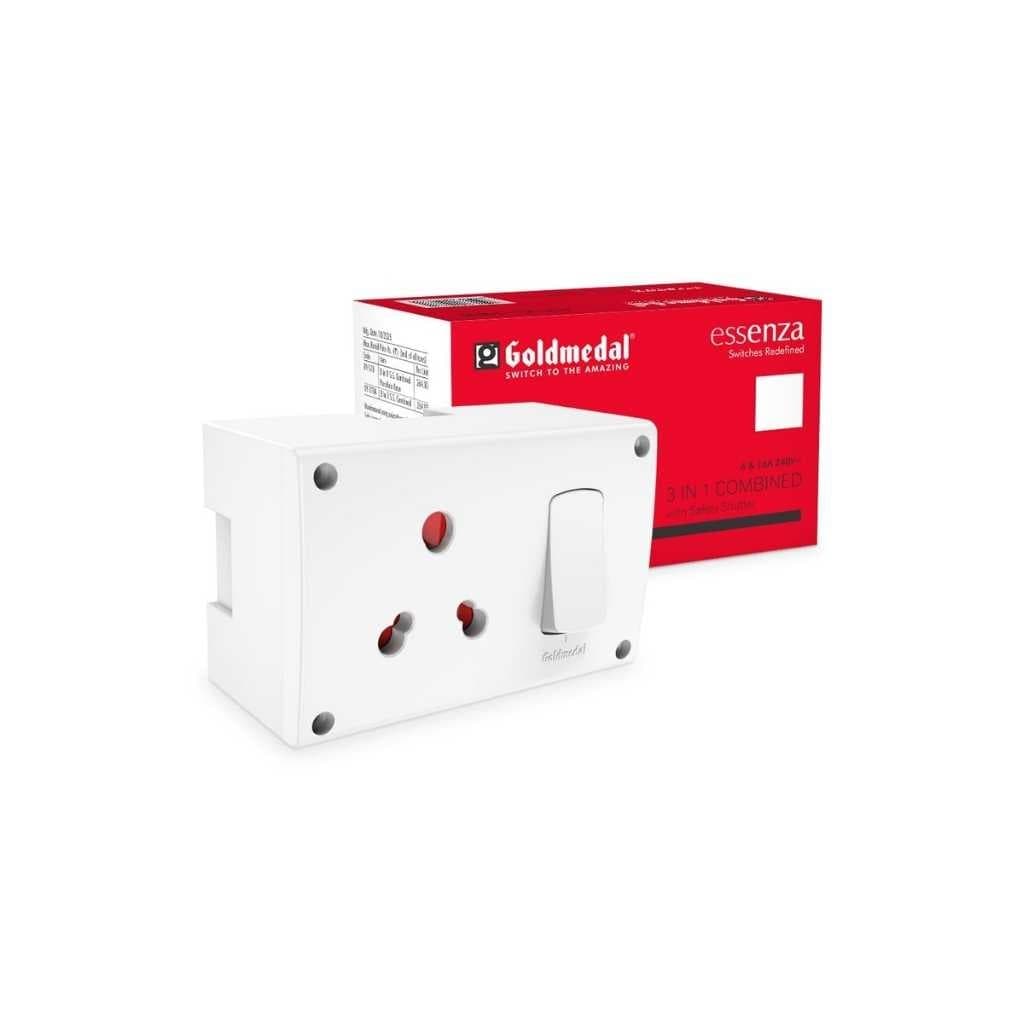 Goldmedal Essenza 16A Modular Switch Socket with Junction Box