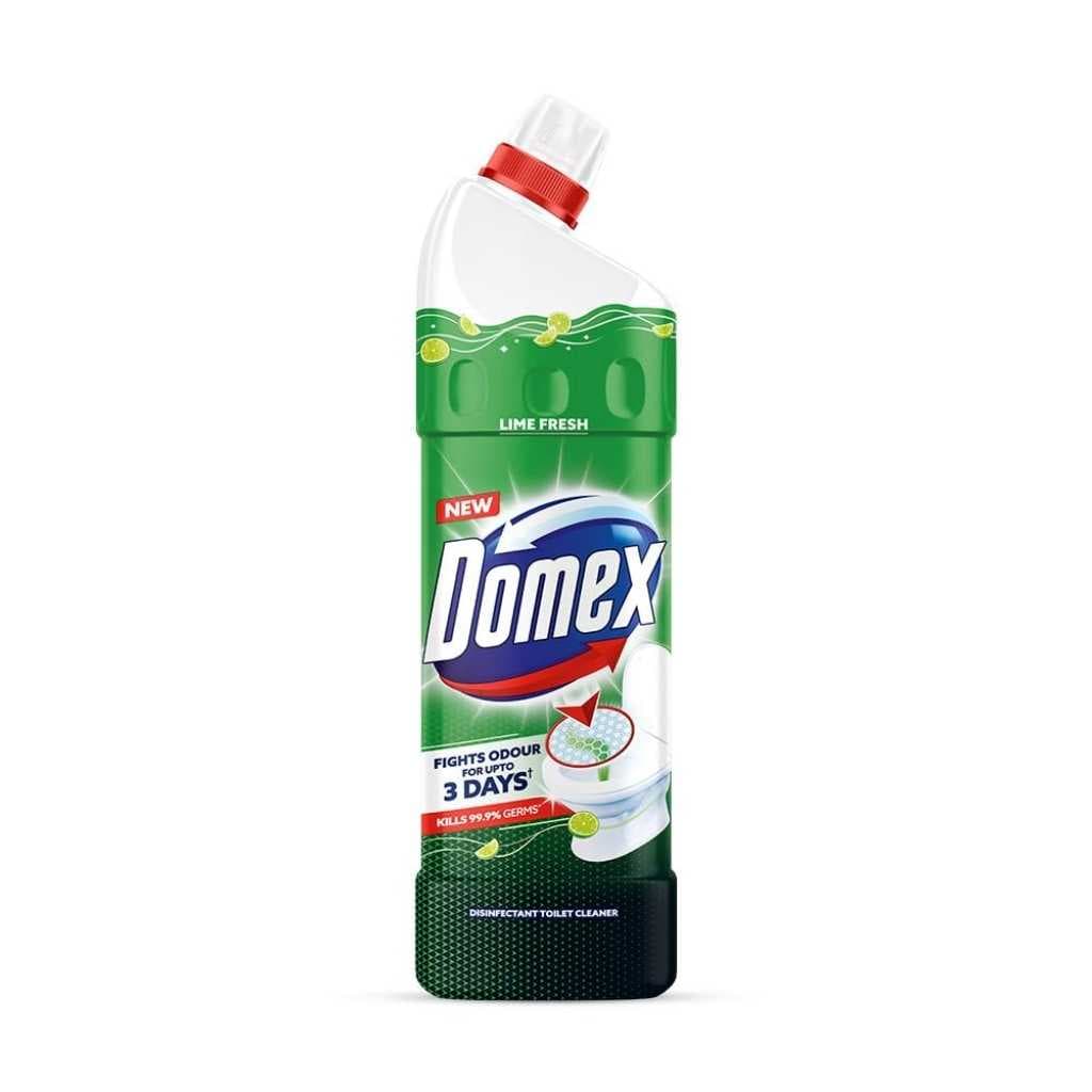 Domex Fresh Guard Disinfectant Toilet Cleaner Liquid – Lime Fresh, 1 L