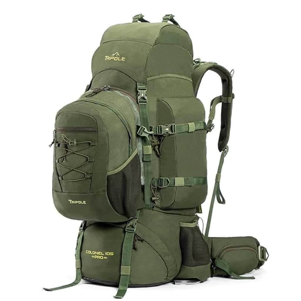 Tripole Colonel Pro Metal Frame Rucksack with Detachable Day Pack