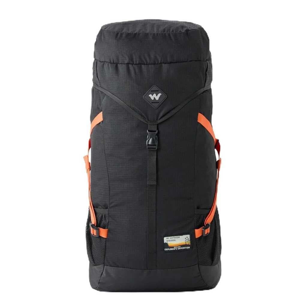 Wildcraft Expedition RSK 45 Polyester Rucksack Backpack (Black)