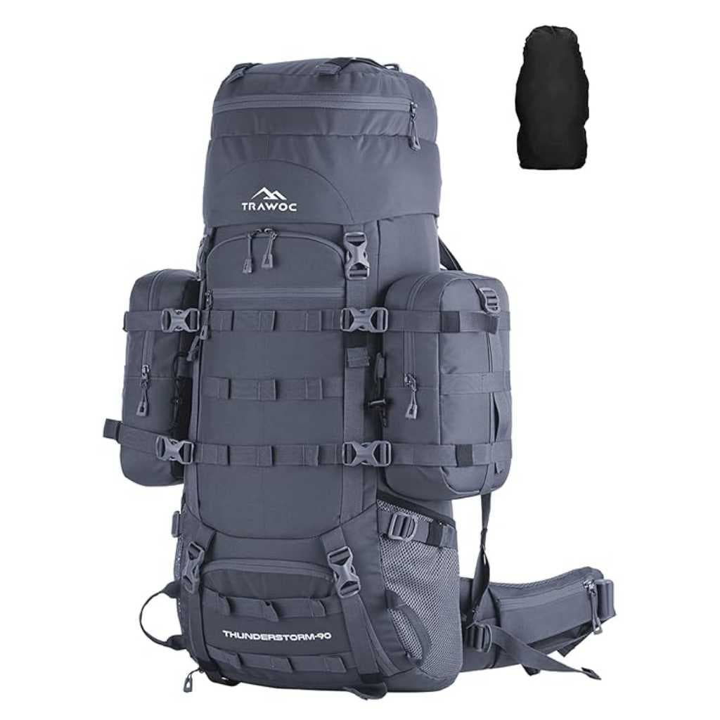 TRAWOC Thunderstorm 90L Internal Metal Frame Rucksack