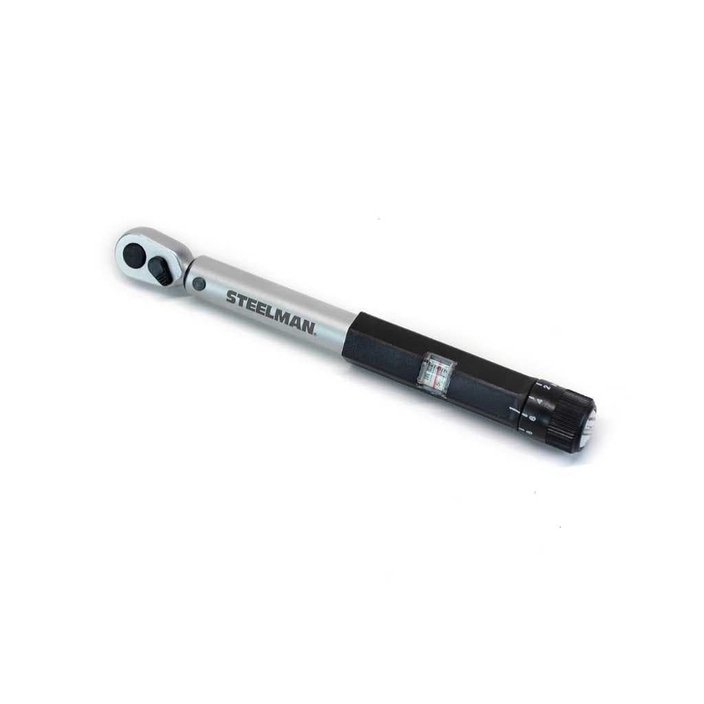 Steelman 1/4-Inch Drive Micro-Adjustable Torque Wrench