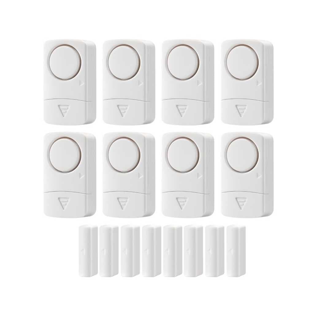Door Window Alarm 120DB Pool Door Sensor Alarm (8 Pack)