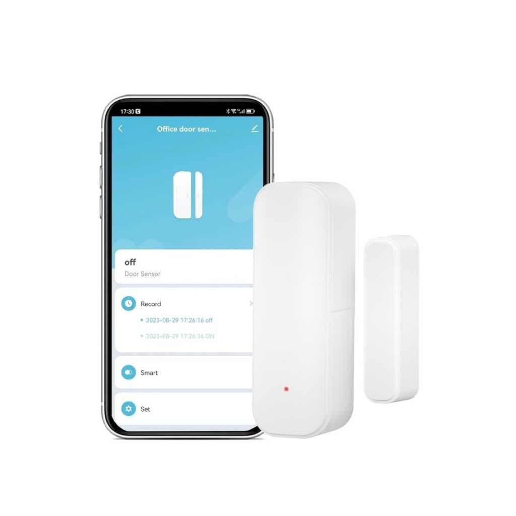WiFi Smart Door & Window Contact Sensor with App Alerts