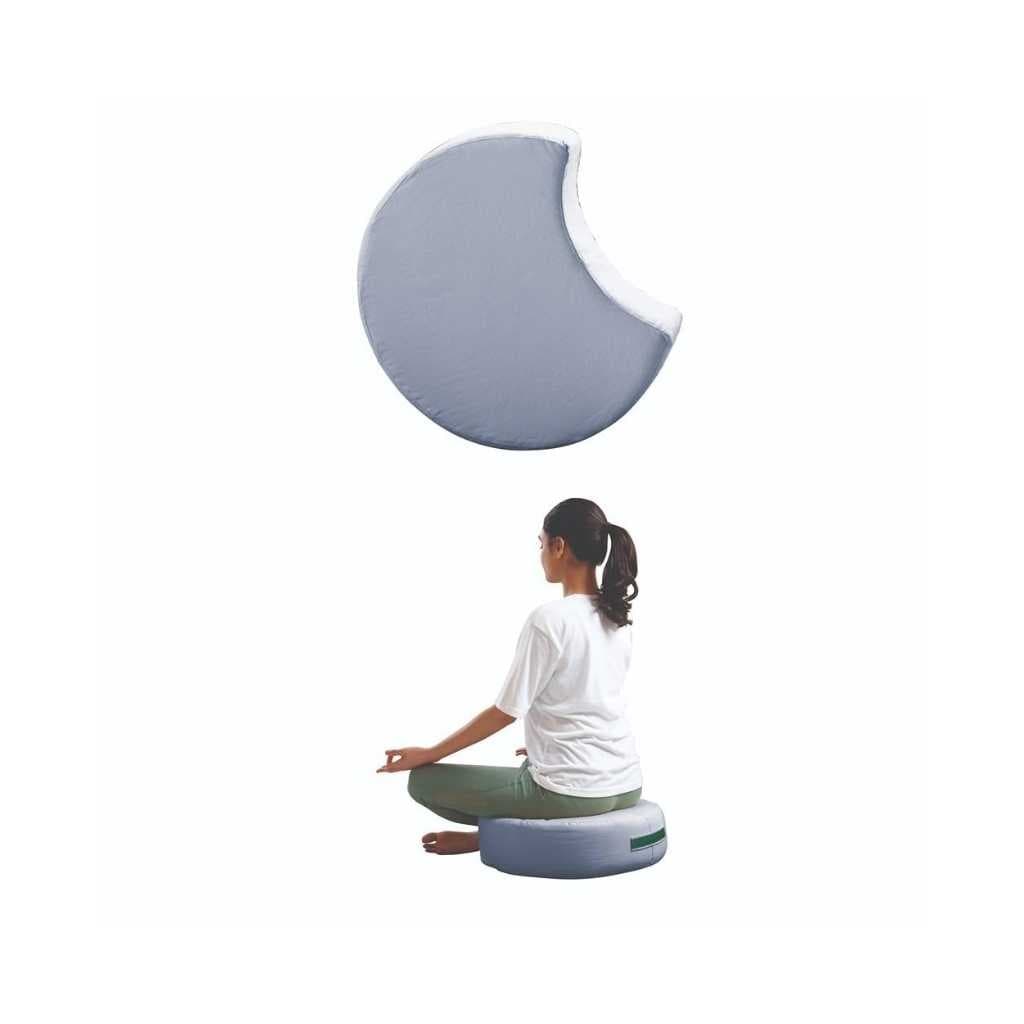 The White Willow HarmonyFlow Yoga Crescent Seat Cushion
