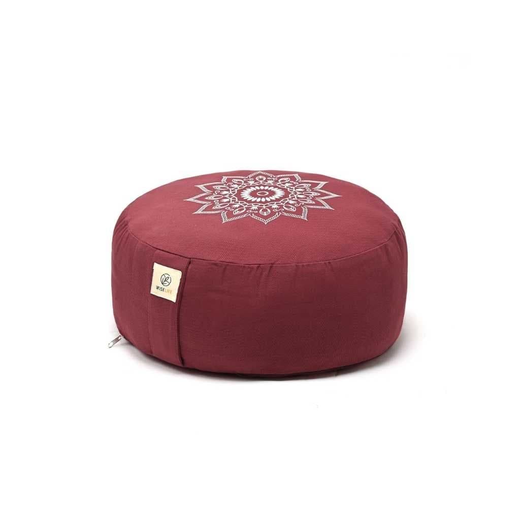 WiseLife Premium Cotton Yoga Meditation Cushion Round Floor Pillow