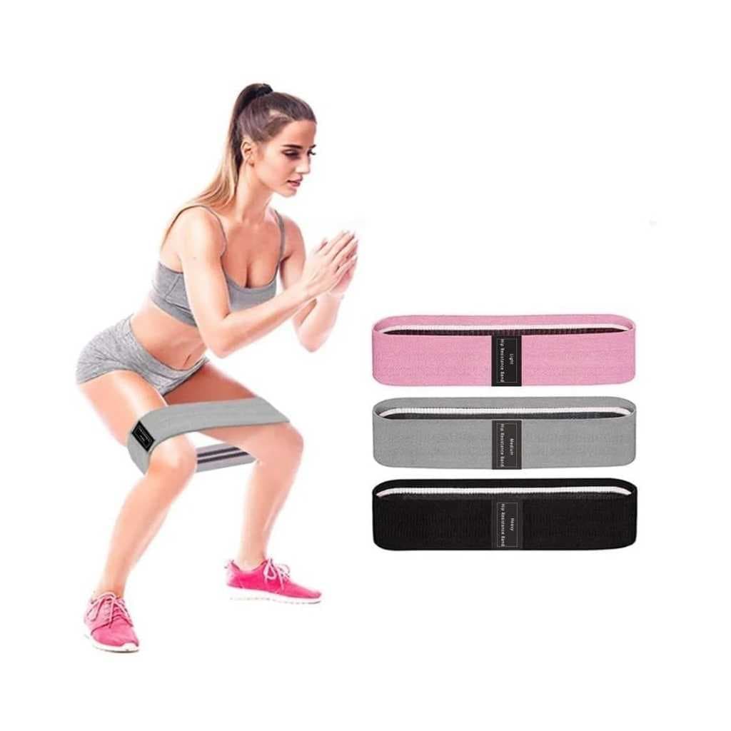 3Pcs Exercise Resistance Bands for Legs and Butt