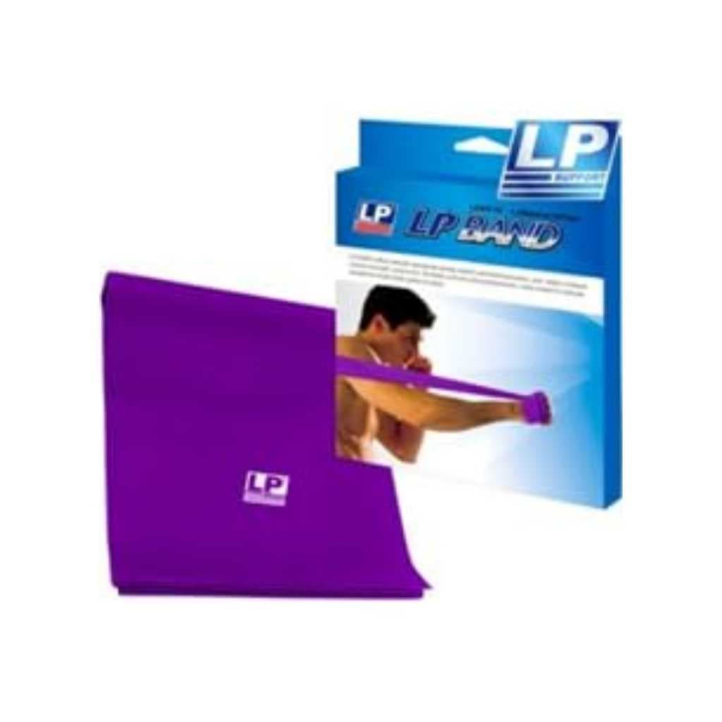 LP Band Purple Resistance Stretch Band for Yoga, Rehab, Flexibility & Fitness Workouts