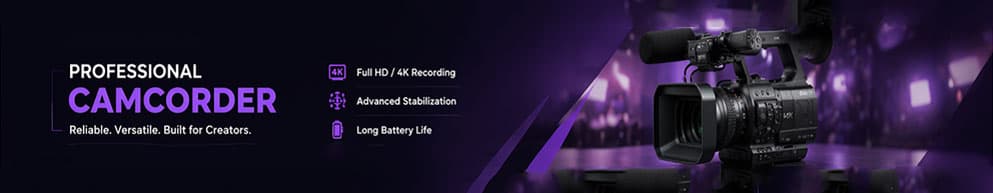 Camcorder banner