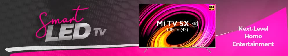 Smart LED TVs banner