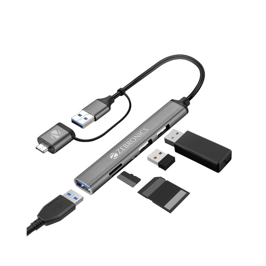 ZEBRONICS TA200UC PRO Type-C Multiport Hub
