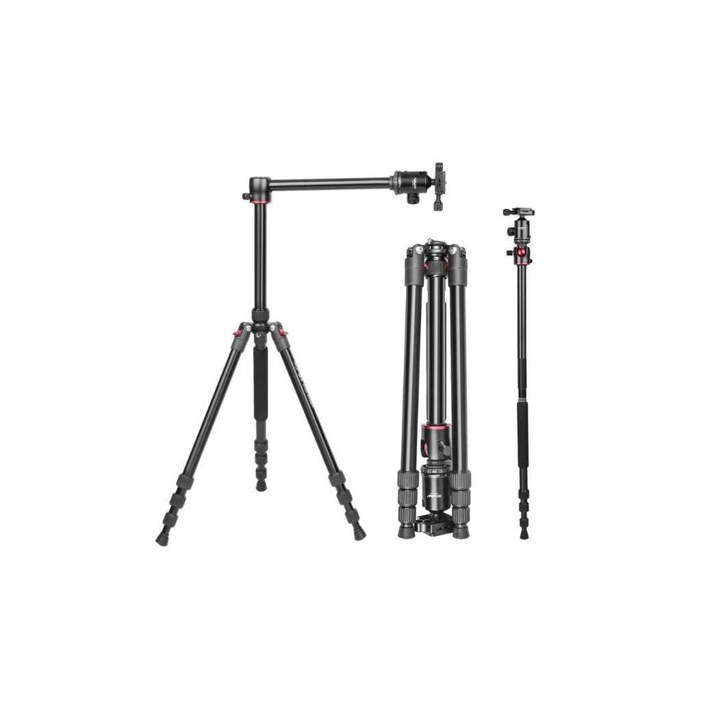 Digitek DTR 520 BH Aluminum Tripod Cum Monopod with Swivel Pan Head