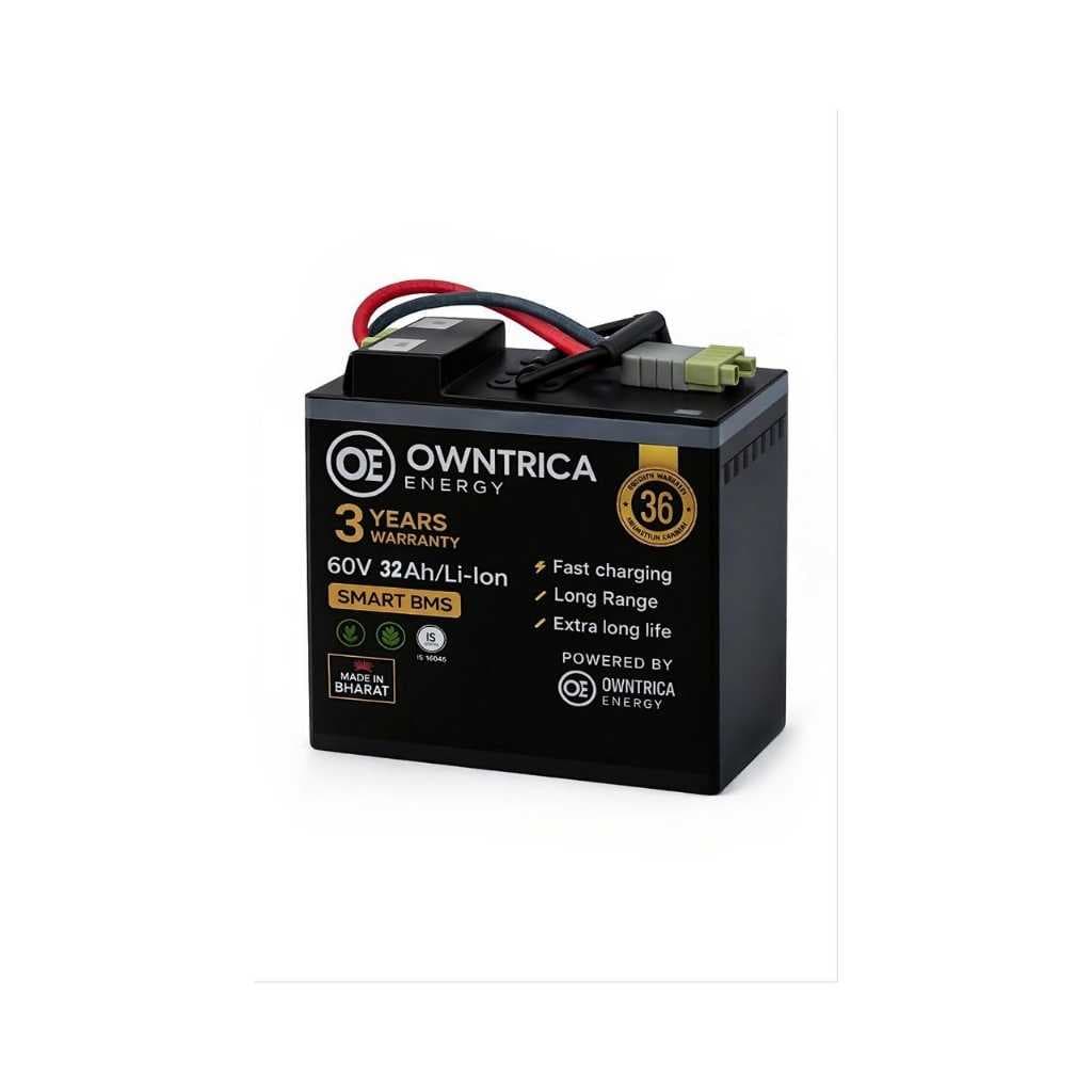 Lethium Lithium-Ion Battery 60V 32Ah for All Electric Two Wheelers