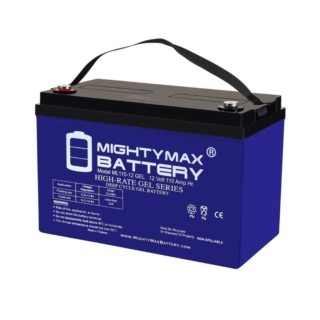 Mighty Max Battery ML110-12GEL Rechargeable AGM Battery