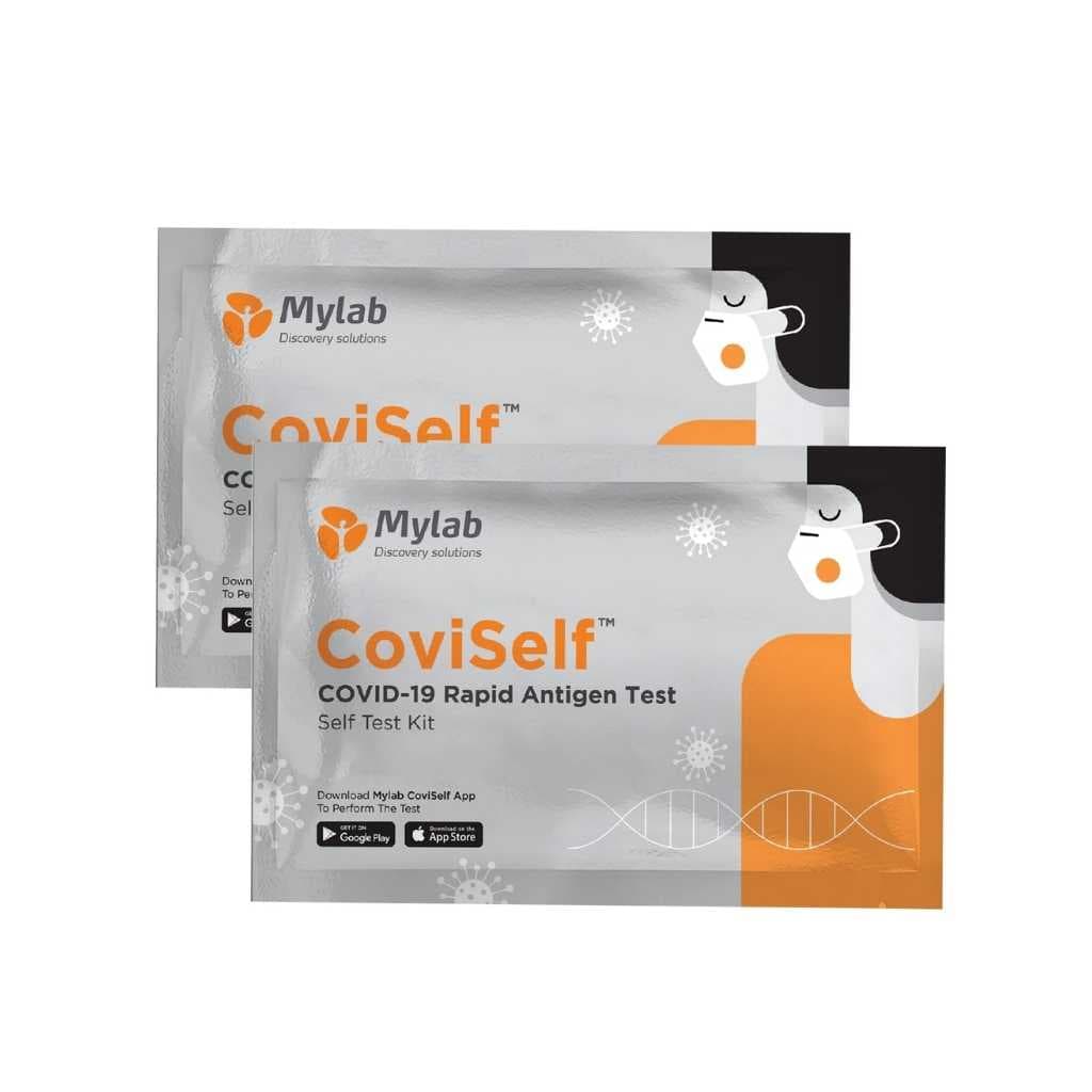 Mylab CoviSelf COVID-19 Self Test Kit for Home, Proven Highest-Accuracy ICMR Approved (Pack of 2)