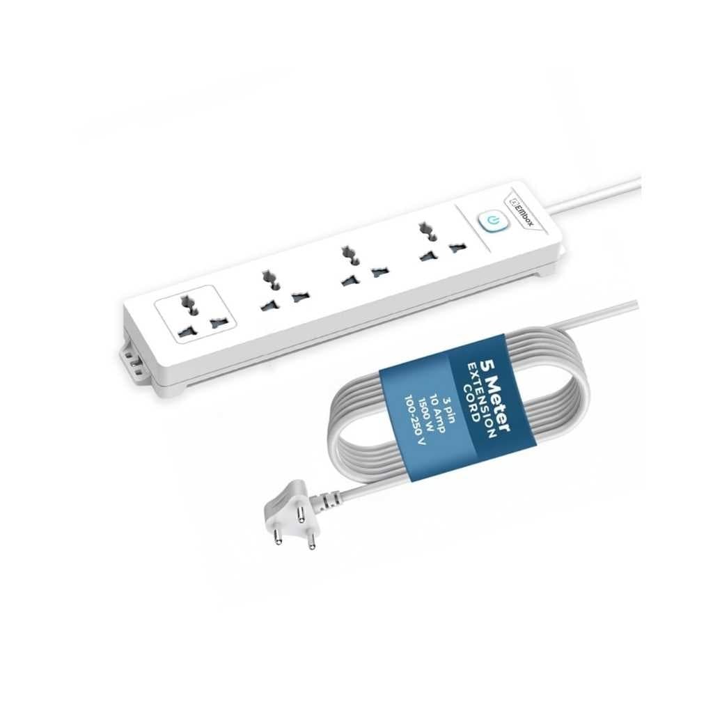 EMBOX Extension Board with 4 Universal Sockets