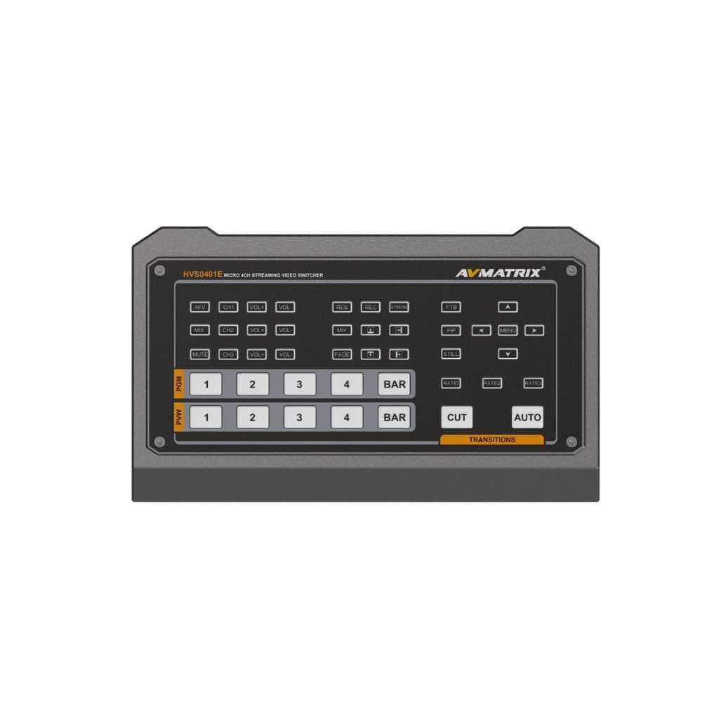 AVMatrix HVS0401E Micro 4-Channel HDMI & DP Video Switcher