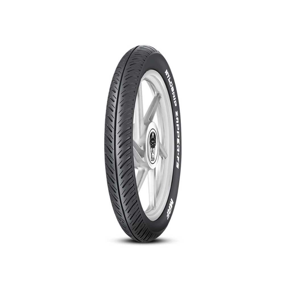 MRF Nylogrip Zapper-FS 80/100-18 47P Tubeless Bike Tyre Front