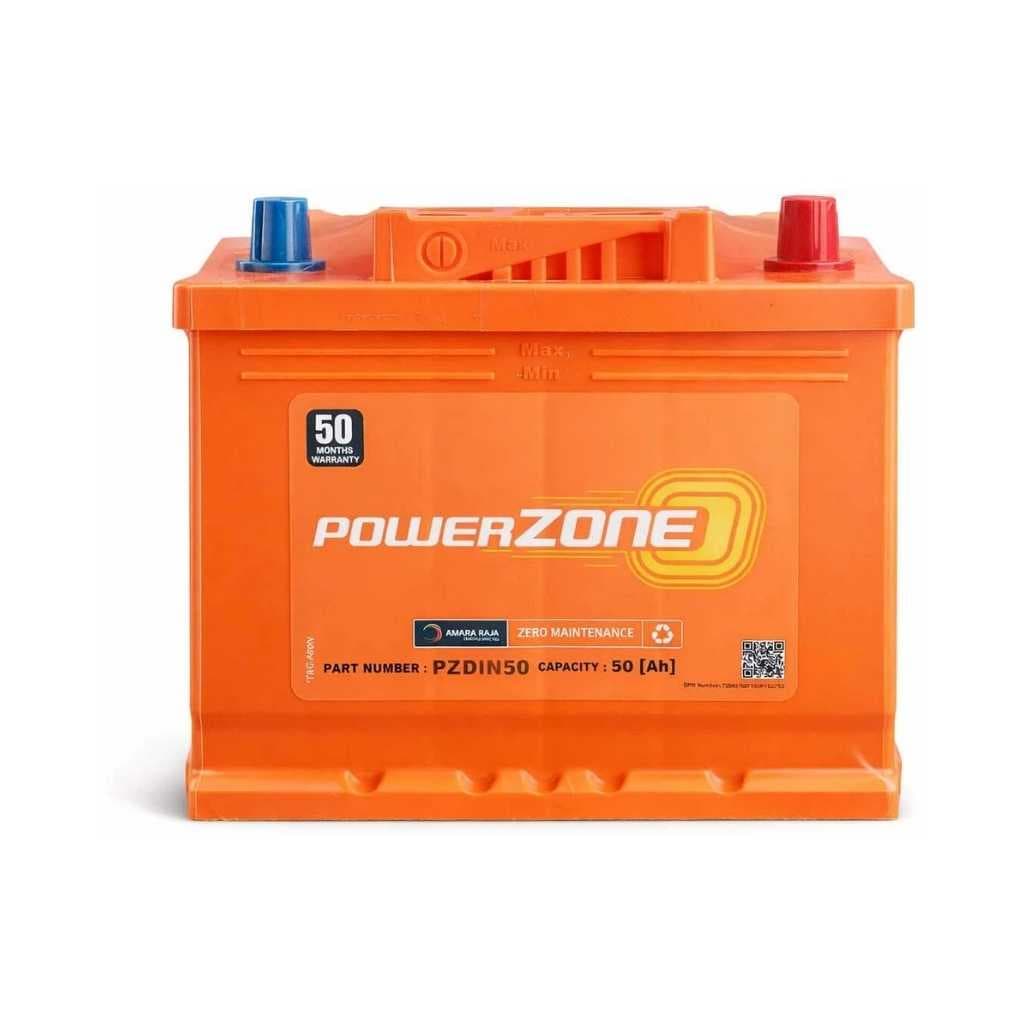 POWERZONE DIN50 50Ah Car Battery