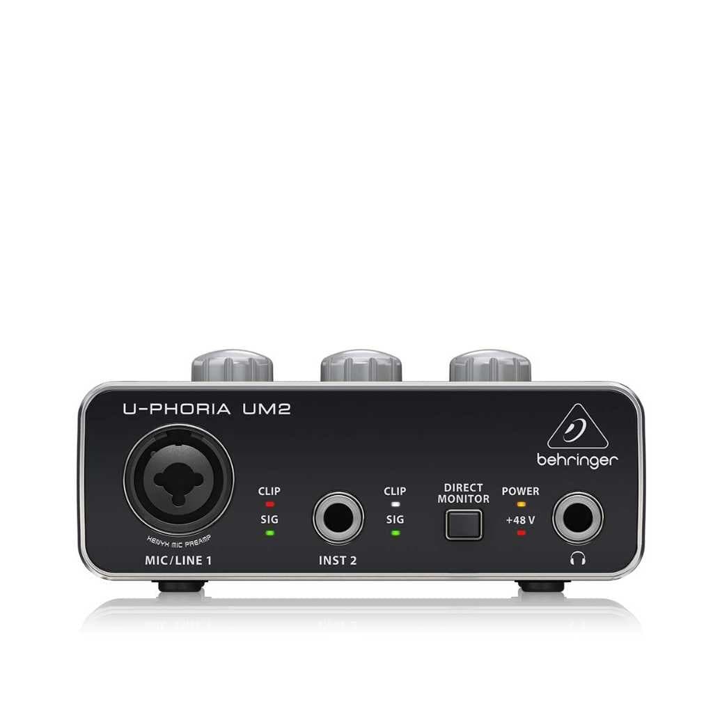 Behringer U-PHORIA UM2 2×2 USB Audio Interface