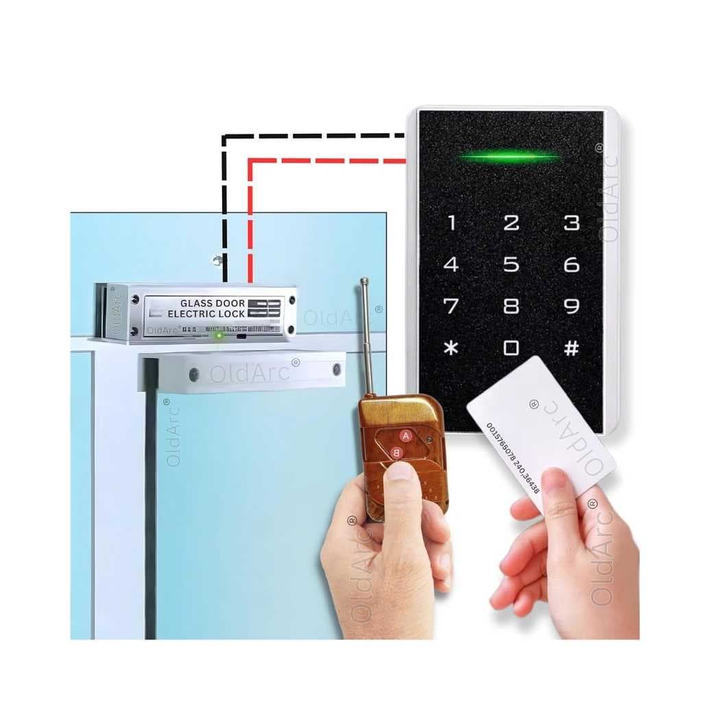 OldArc GK5 Remote Control Glass Door Lock Kit