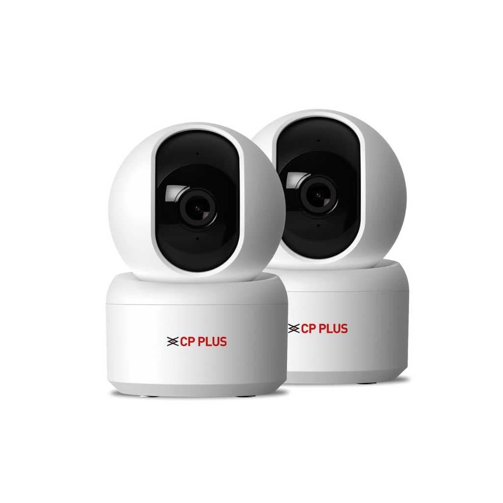 CP PLUS 3MP Smart Wi-Fi CCTV Security Camera (Pack of 2)