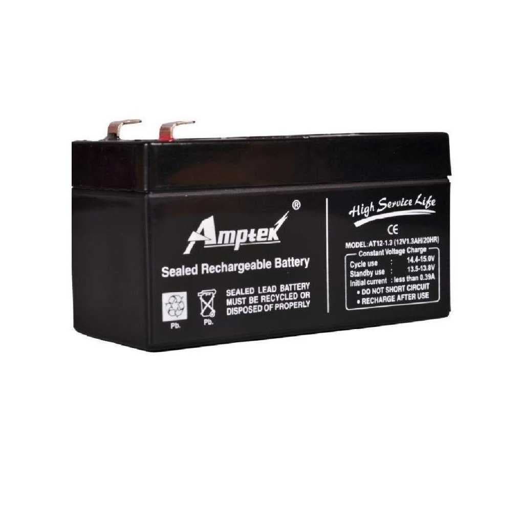 INVENTO 12V 1.3Ah 1300mAh Rechargeable Sealed Lead Acid Battery for UPS, Toys, Solar Panel, DIY