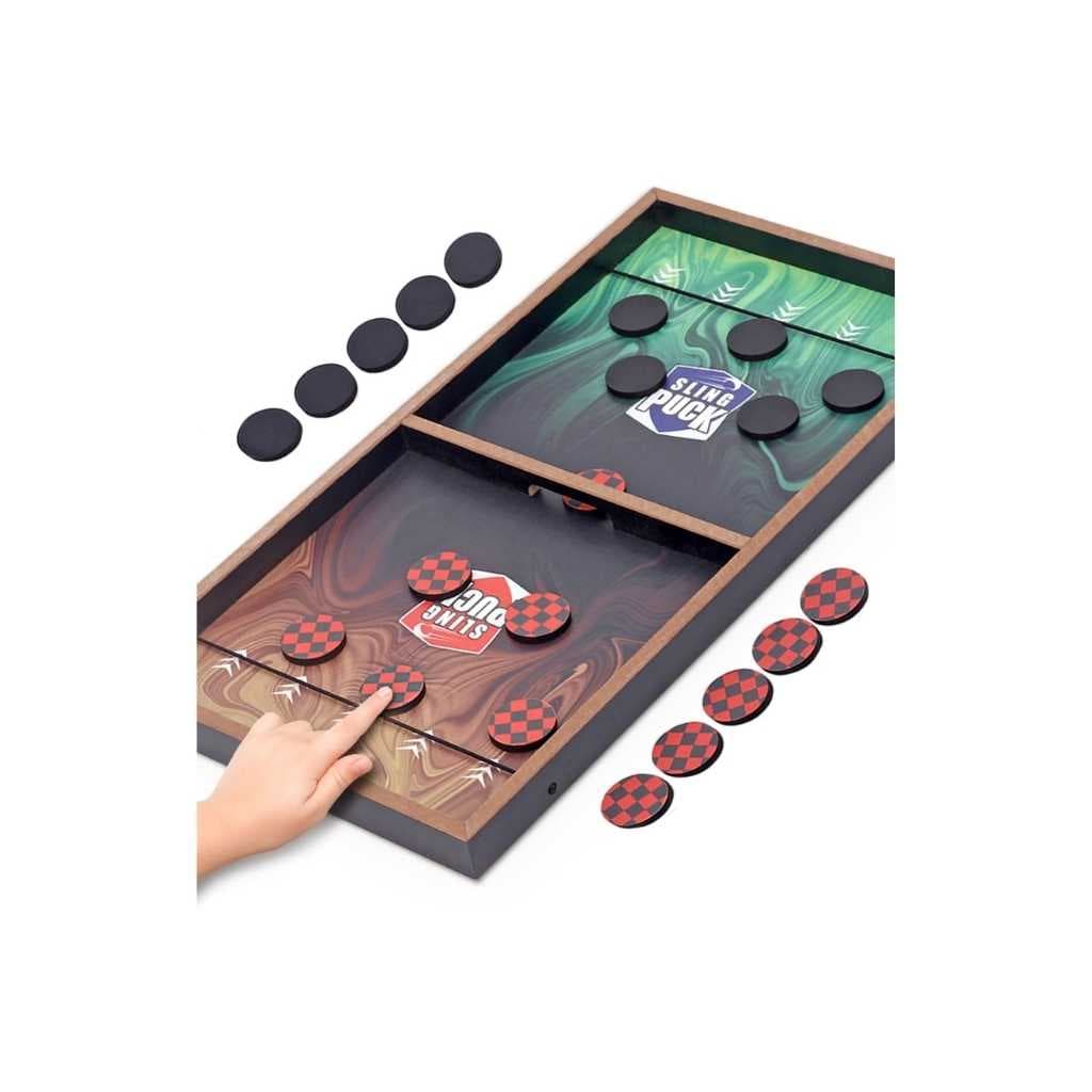 Play Nation 3-in-1 Wooden Board Game