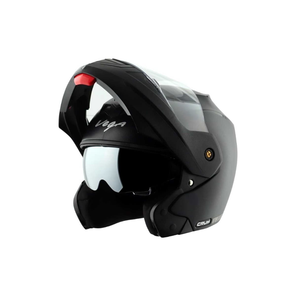 Vega Crux Dual Visor Flip Up Motorcycle Helmet