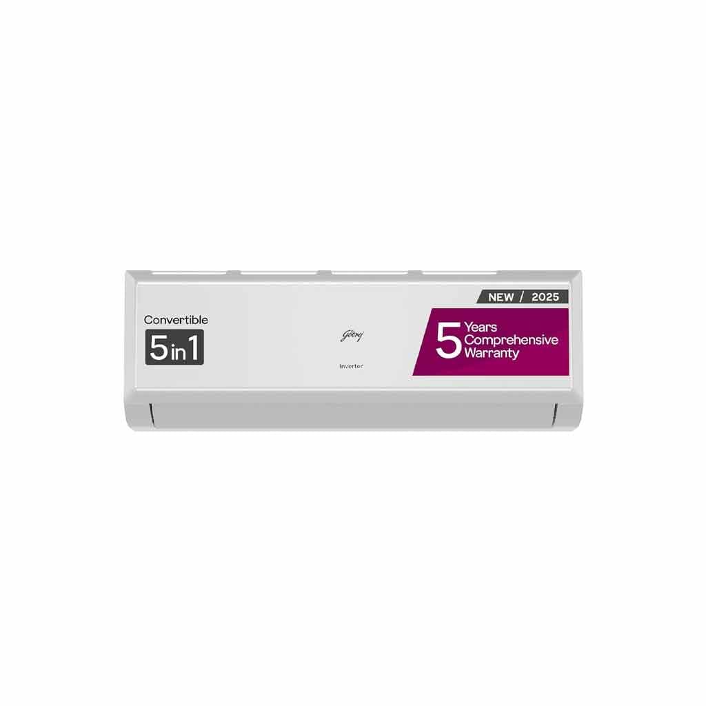 Godrej 1.5 Ton 3 Star AI Powered 5-In-1 Convertible Inverter Split AC