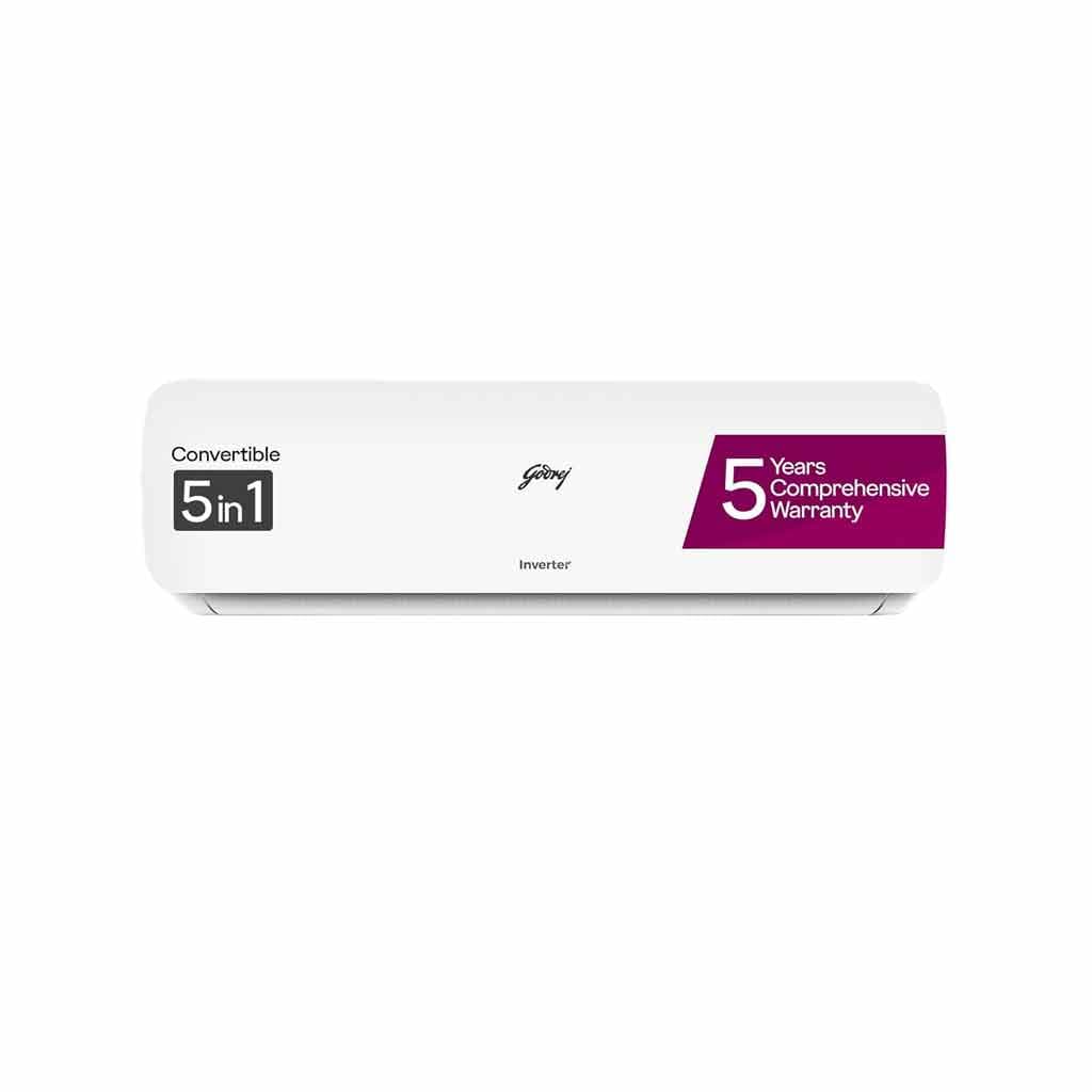 Godrej 1.5 Ton 3 Star 5-In-1 Convertible Inverter Split AC