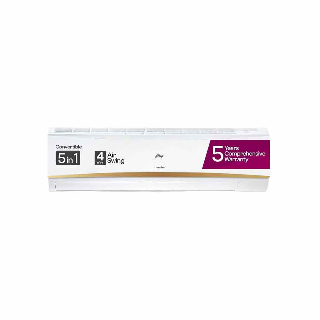 Godrej 2.5 Ton 3 Star AI Powered 5-In-1 Convertible Inverter Split AC