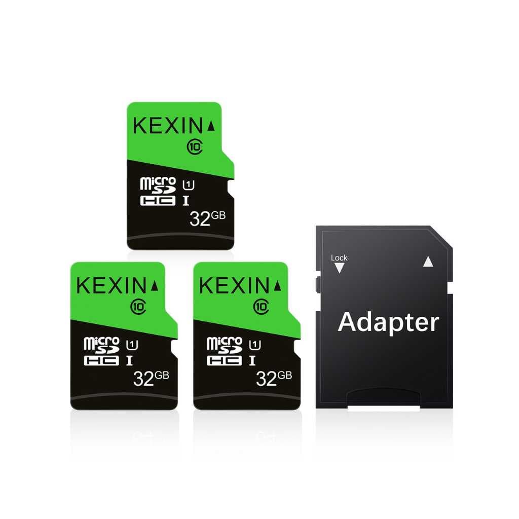 KEXIN 64GB MicroSDXC Memory Card with SD Adapter (2 Pack)