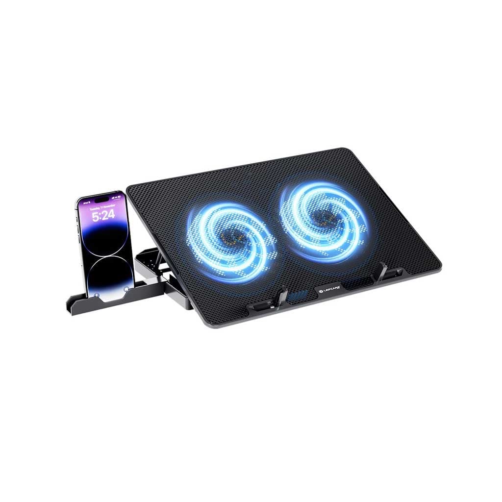 Lapcare Chillmate Laptop Cooling Pad with Dual 125mm Fans