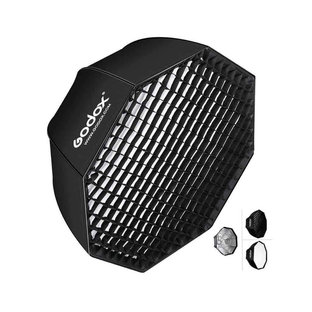 Godox SB-GUE80 80cm Portable Octagon Softbox with Honeycomb Grid