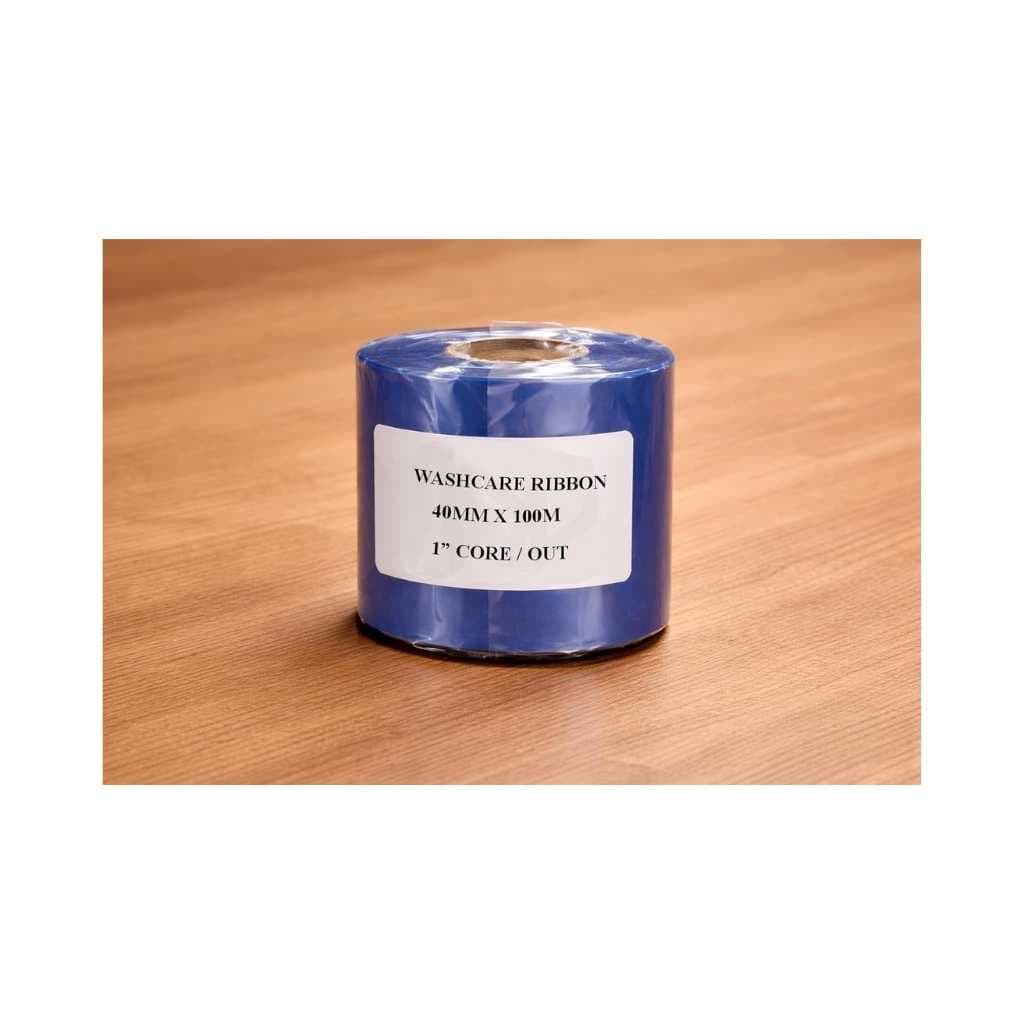 Wash Care Ribbon 40mm x 100 Meter Thermal Transfer Ribbon for Fabric & Garment Labels