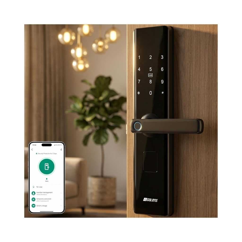Golens X33 Glossy Smart Door Lock