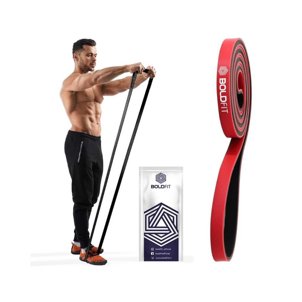 Boldfit Resistance Band for Workout Dual Color Heavy Resistance Band