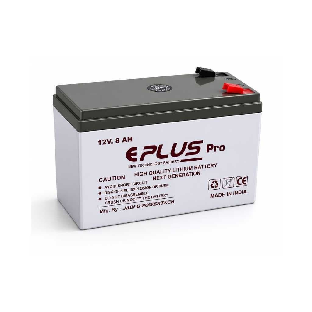 EPLUS PRO 12V8AH Lithium-ION Battery