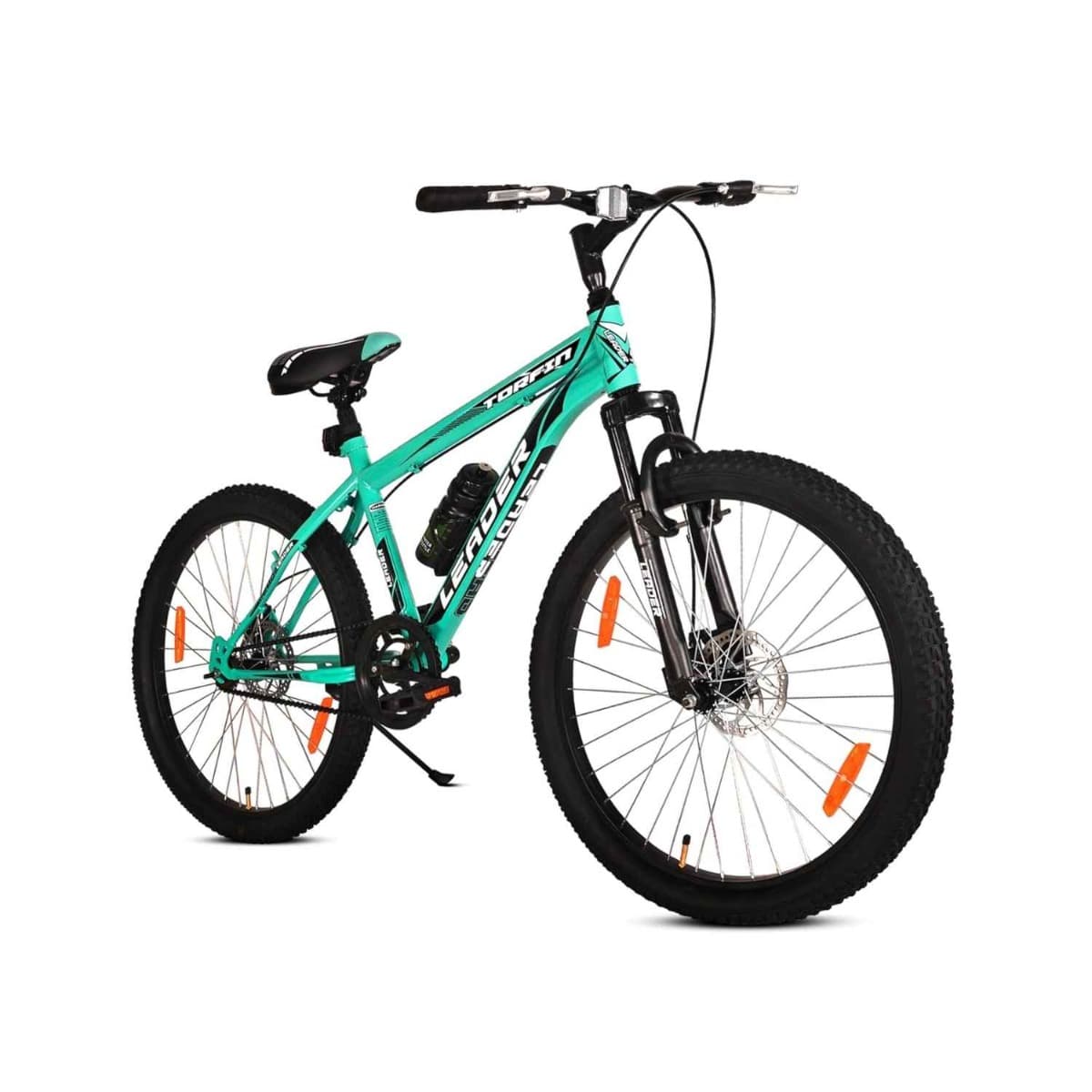 Leader TORFIN 26T City Hybrid Cycle for Boys/Men with Dual Disc Brake & Front Suspension