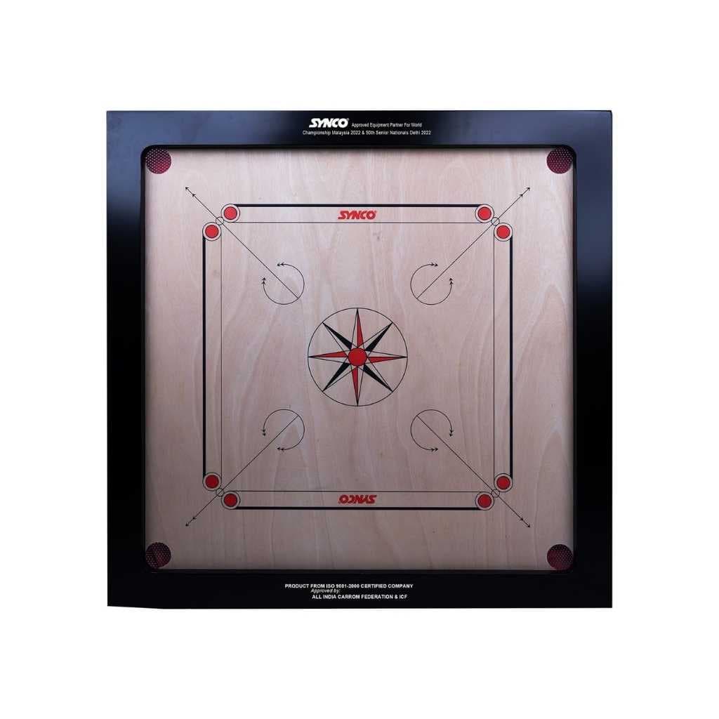 Synco Chakri Carrom Board 36 Inch Pro Trainer Board