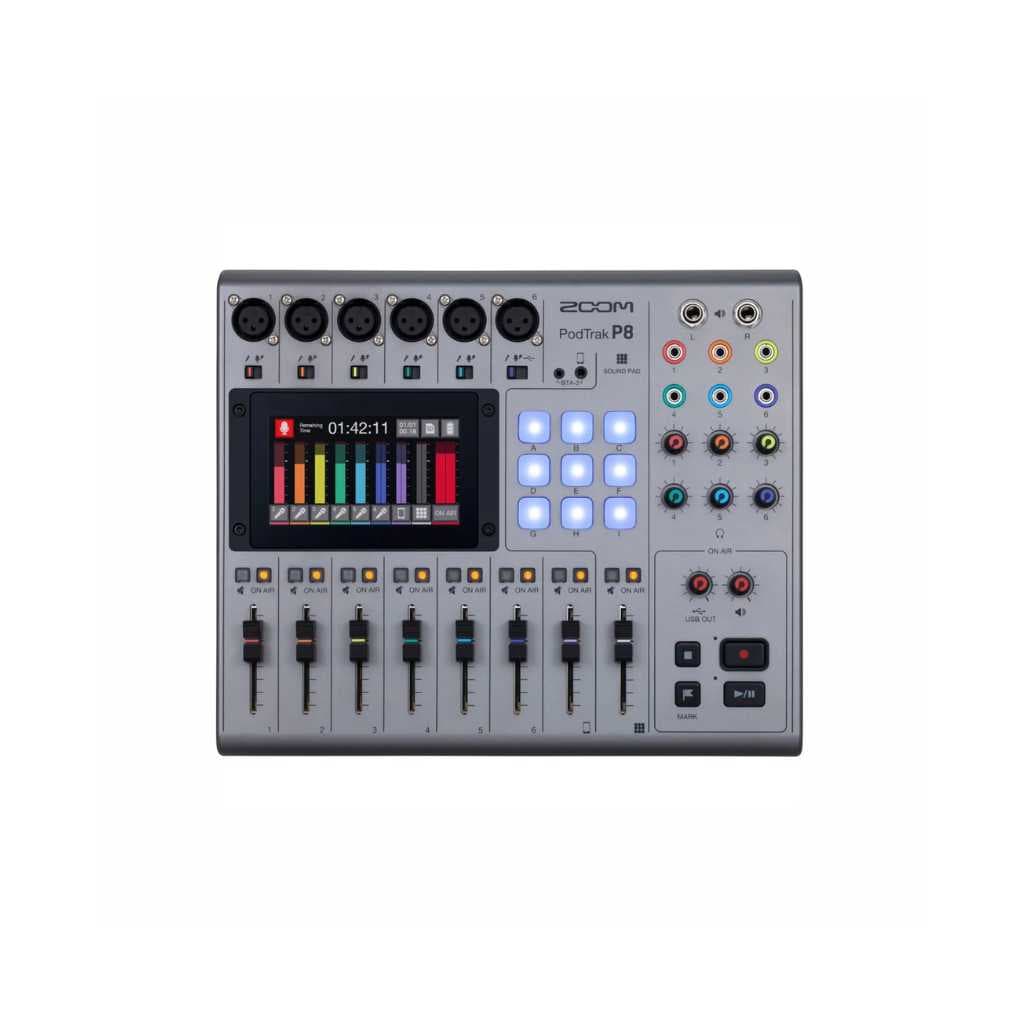 Zoom PodTrak P8 Portable Multitrack Podcast Recorder