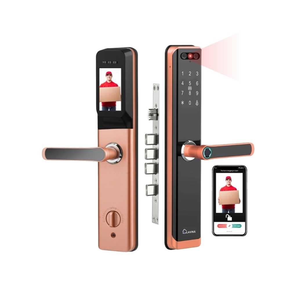 LAVNA Smart Door Lock with Camera & Screen 8-Way Unlock