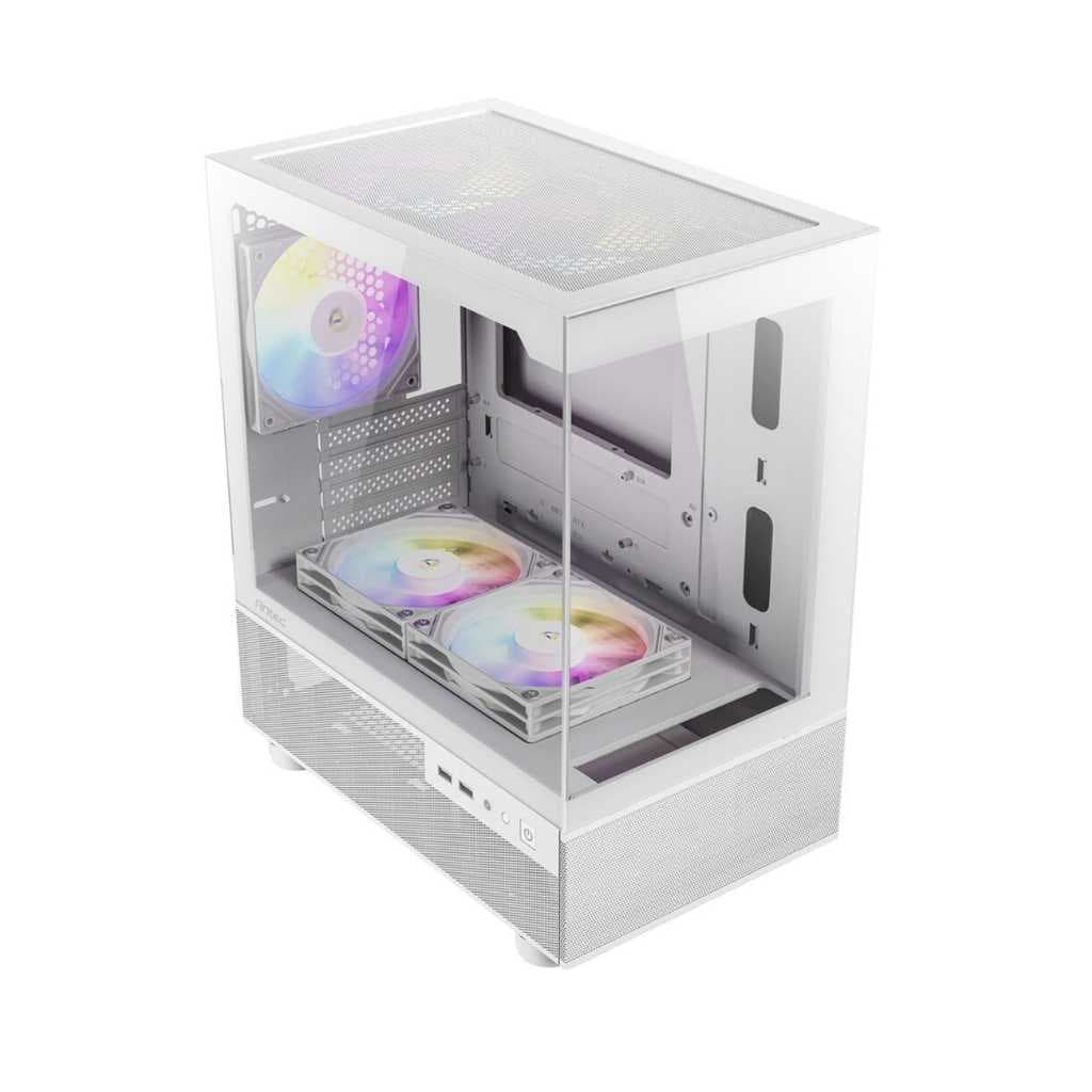 Antec CX200M RGB Elite Mini Tower PC Case - White