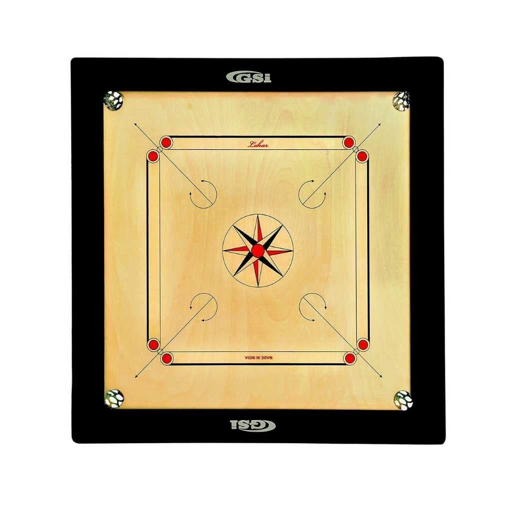 GSI Superior Matte Finish Club Carrom Board for Professionals and Clubs