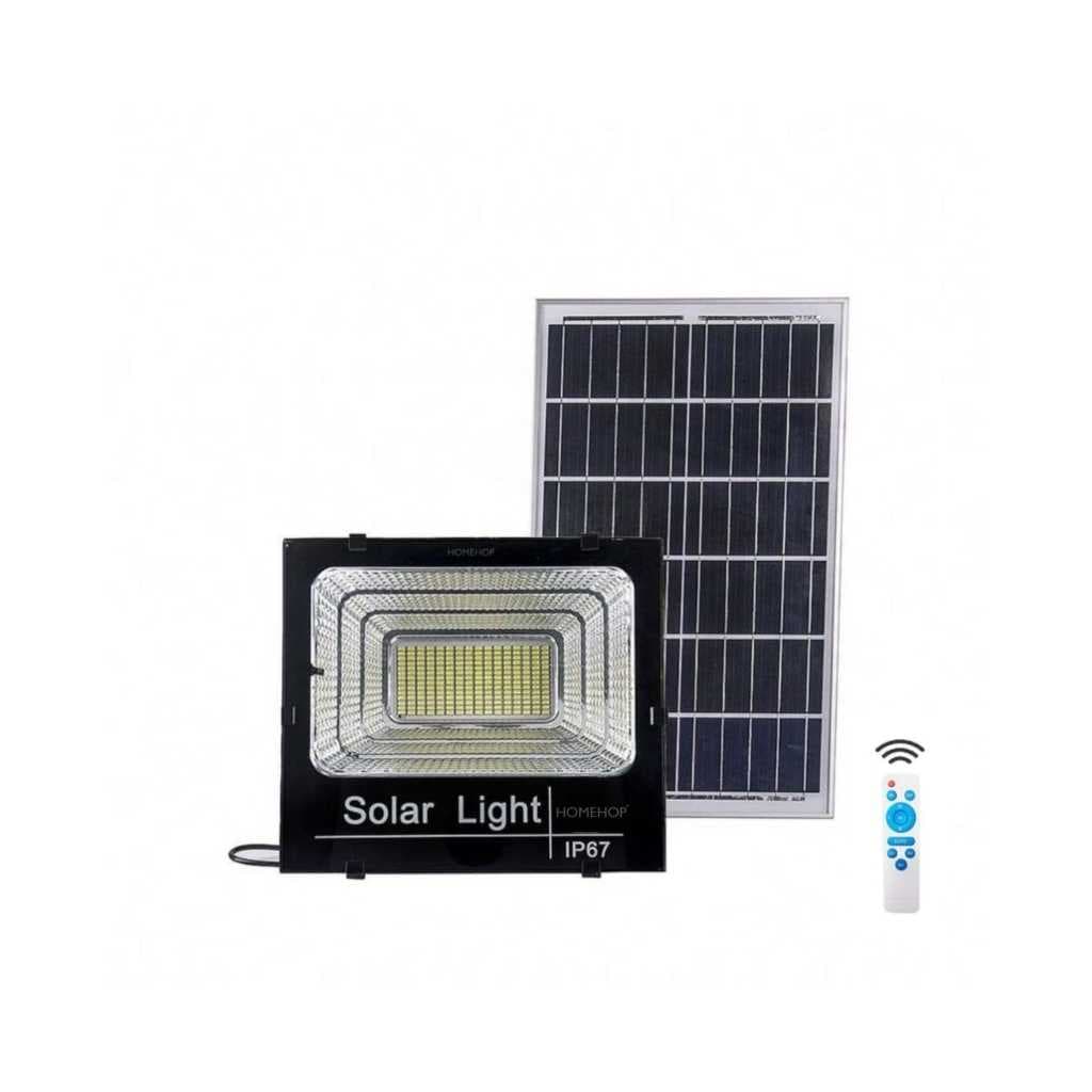 Homehop 100W LED Solar Flood Light Outdoor Waterproof