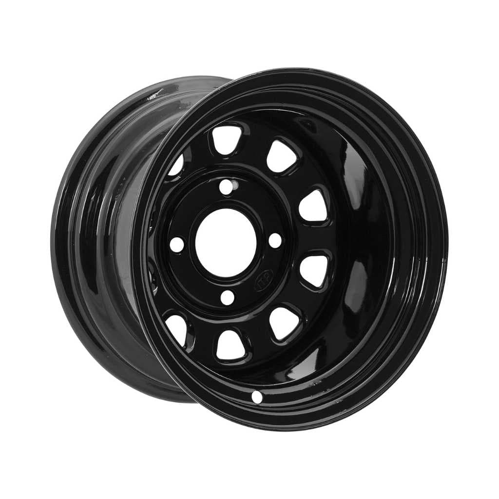 ITP Tires Delta Steel Wheel 12x7-2+5 Offset Black