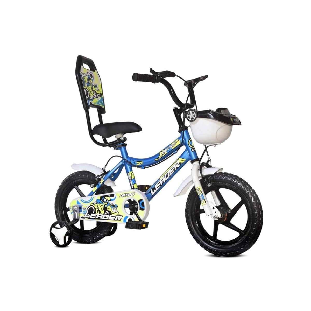 Leader Nitro Kids Cycle 14T with Training Wheels (Blue)
