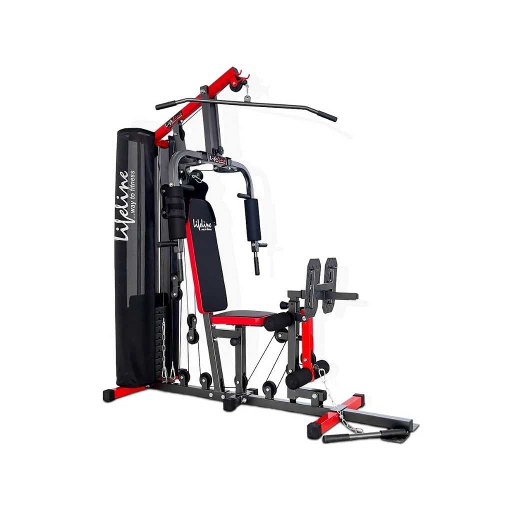Lifeline Multi Home Gym Leg Press Machine HG 008 with Preacher Curl & Ab Crunch