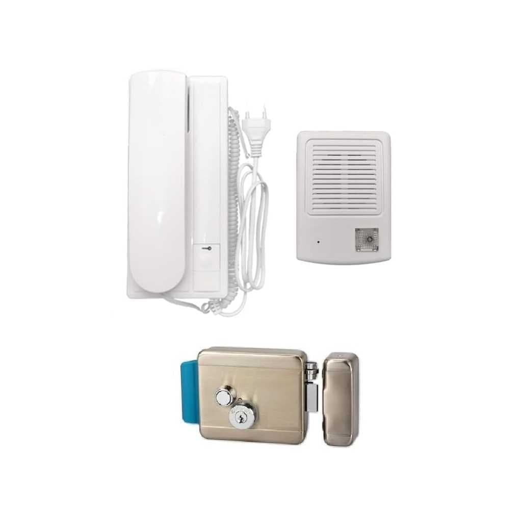 Combo-CN9 Audio Door Phone Security System with Electronic Door Lock